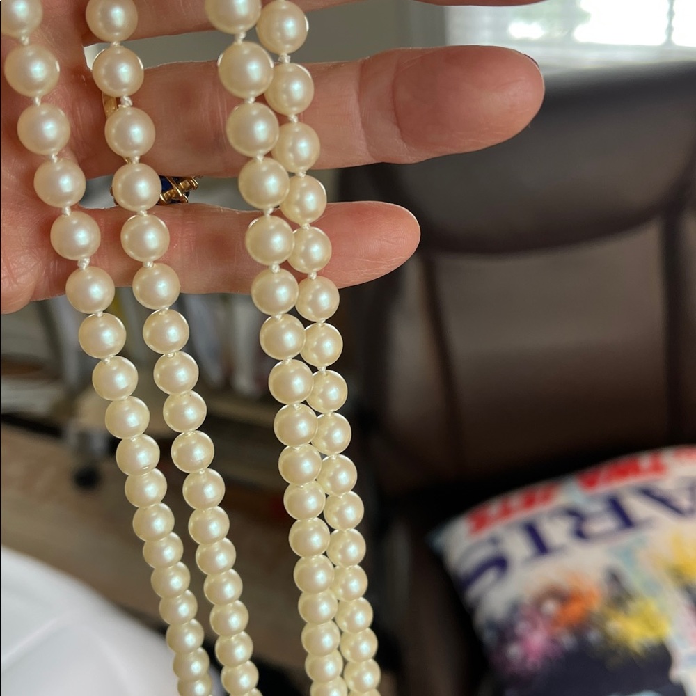 Pearl necklace 29 inches long nwot - Picture 4 of 4
